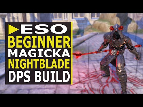 ESO Beginner Magicka Nightblade DPS Build | Waking Flame Patch 2021