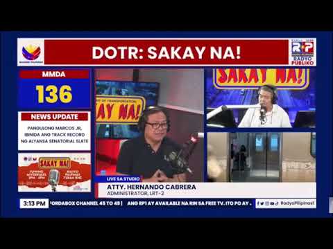 DOTr SAKAY NA! sa Radyo Pilipinas ep. 6 – LRT-2 [02/12/2025]