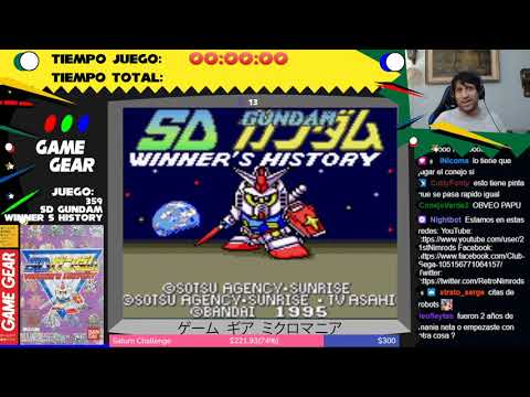 GGMM 359 SD Gundam Winner´s History - Juego Completo - Game Gear Micro Mania