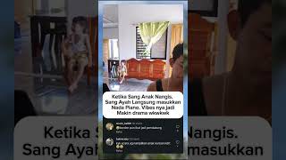 Download lagu Ketika Sang Anak Nangis, Ayah Langsung Masukkan Lirik Piani. Vibesnya makin dramatis mp3