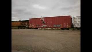 preview picture of video 'Freight Train in Edgar MT'