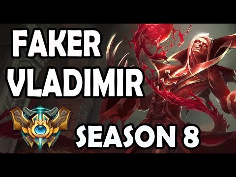 SKT T1 Faker Vladimir vs Zoe - Ranked Placement Match #1 *Season 8*