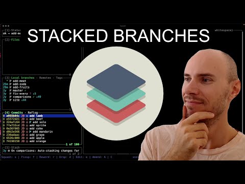 Stacked Branches With Lazygit