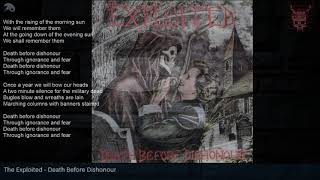 The Exploited - Deadth Before Dishonour w/Lyrics