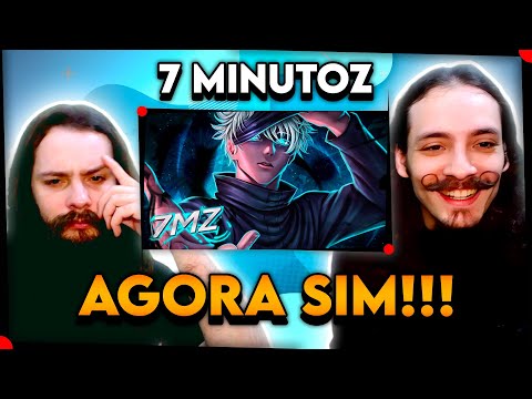 A MINHA PREFERIDA ATÉ AGORA!!! | 7 Minutoz - SATORU GOJO ft. Henrique Mendonça | [React/Análise]