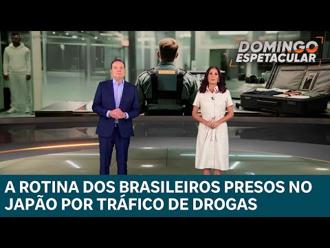Tráfico de drogas leva brasileiros à prisão no Japão | DOMINGO ESPETACULAR