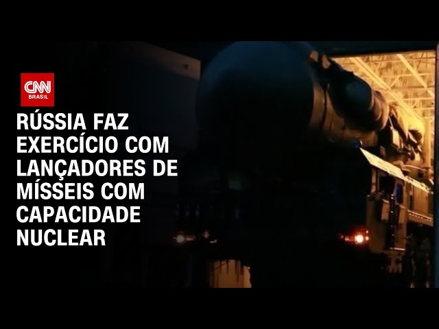 Rússia faz exercício com lançadores de mísseis com capacidade nuclear | CNN BRASIL