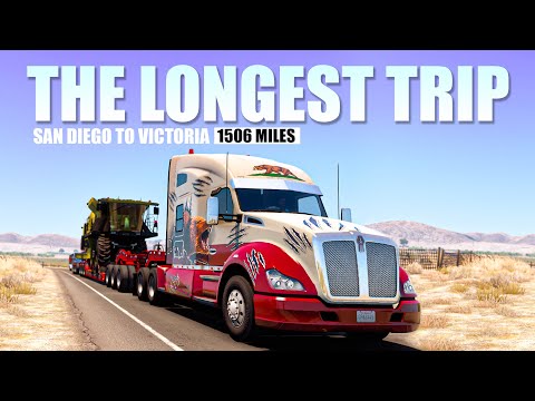 The Longest Trip in ATS - San Diego to Victoria Over 1,390 Miles in 2 Days