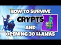 How To Survive Crypts Dungeons Opening 30 Pirate Llamas Fortnite STW Save The World