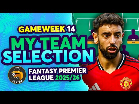 MY FPL GW14 TEAM SELECTION 🚨 | SARR & SENESI OUT! ⚠️ | Fantasy Premier League Tips 2025/26