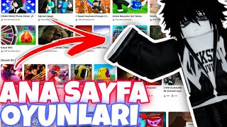 ANA SAYFA OYUNLARINI DENEDİM! | Roblox