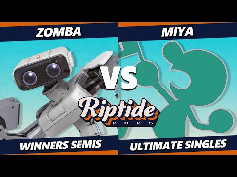 Riptide 2025 TOP 8 - Zomba (ROB) Vs. Miya (Game & Watch) Smash Ultimate - SSBU