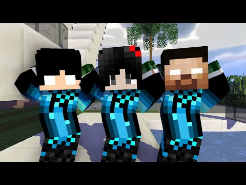 MONSTER SCHOOL :CHICKEN WING MEME ICE HEROBRINE,SADAKO,HEEKO FAMILY - MINECRAFT ANIMATION