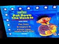 Sesame Street Put Down The Duckie 2003 DVD Menu Walkthrough