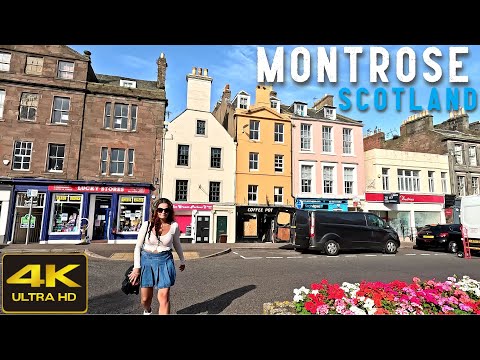 Montrose Scotland Walking Tour 4K, September 2023