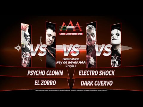 AAA Sin Límite Ecatepec - Psycho Clown & El Zorro Vs Electroshock & Dark Cuervo