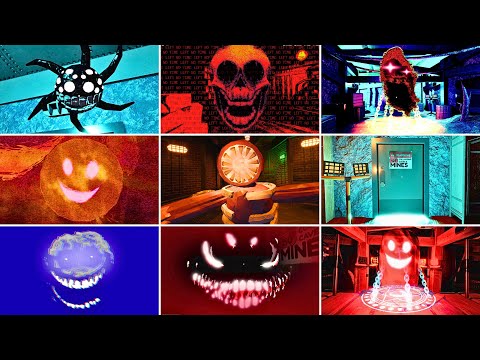 DOORS The Lost Mines - NEW All Jumpscares & All Crucifix | ROBLOX