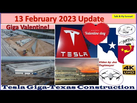 Building & “Cyber Berms” Paint & Transformers! 13 Feb 2023 Giga Texas Construction Update (07:35AM)