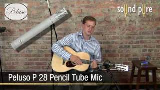 Video thumbnail for Peluso P28 Tube Pencil Microphones on Acoustic Guitar by soundpurestudios
