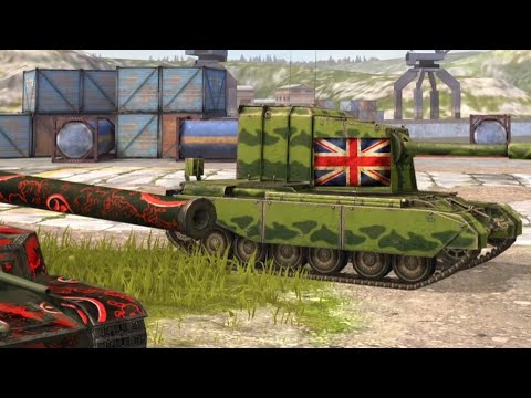 British Tier 8-10 Tank Destroyer with Turret | WoT Blitz