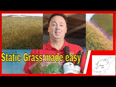 118 The Mystery of Static Grass made Easy, How I do it and some of the problems.
