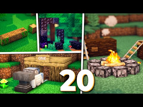 20 WAYS To Improve Forest in Minecraft!