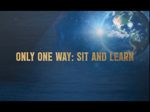 Only One Way: Sit and Learn - Rabbi Mendel Kaplan