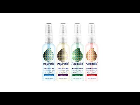 Aquinelle Toilet Tissue Mist 4piece Travel Pack