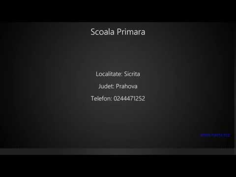 Scoala Primara Sicrita
