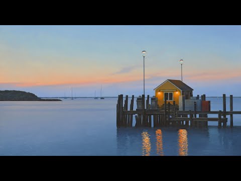 Harbor Evening (#75) - An Original Piano Score by Stuart Meyer Based on Jim Holland's Painting