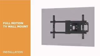 How to Install Heavy-Duty Full-Motion TV Wall Mount - LPA49-463D