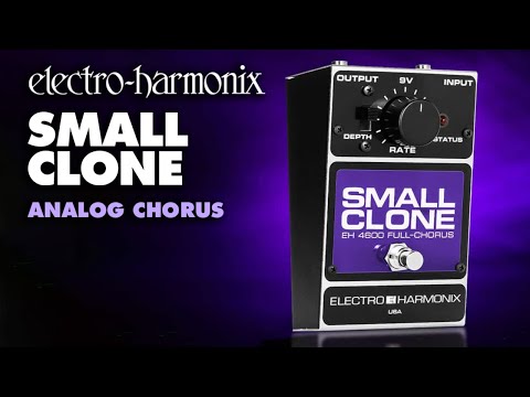 Electro Harmonix Small Clone Classic Analog Chorus Guitar Pedal w/ 9V Battery image 2