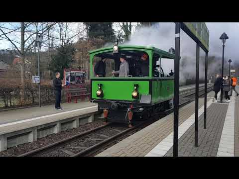 Einzigartiger Besuch der Chiemseelok Laura bei der Harzer Schmalspurbahn Hsb