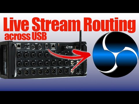Live Stream Audio from Behringer Xair18 into OBS