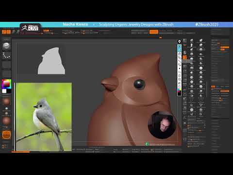 Sculpting Organic Jewelry Designs with ZBrush – Nacho Riesco Gostanza – ZBrush 2025
