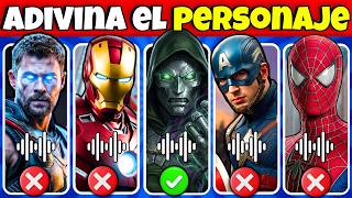 Adivina Los Personajes De AVENGERS DOOMSDAY😱🎶Por La Voz🗣️Thor💙Doctor Doom💚Spiderman❤️Iron Man💛