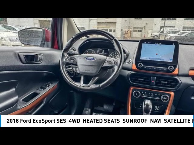 2018 Ford EcoSport SES | 4WD | HEATED SEATS | SUNROOF | NAVI in Cars & Trucks in Strathcona County