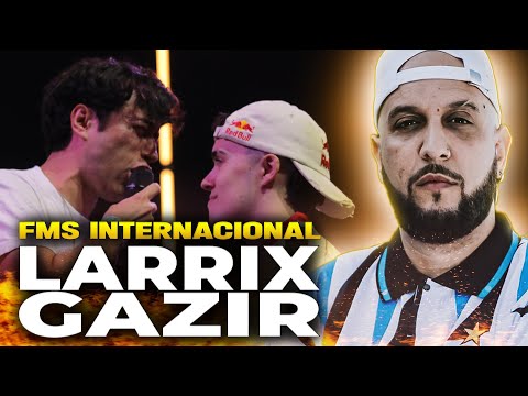 🤔 ERA RÉPLICA O DIRECTA ❓ | PIEZAS REACCIONAN A LARRIX VS GAZIR | FMS INTERNACIONAL 2024
