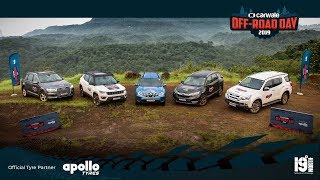 CarWale Off Road Day 2019 Top SUV Comparison