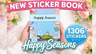 Happy Seasons Sticker Book Flip Through | Porter Arts Design | 1306 Seasonal Stickers