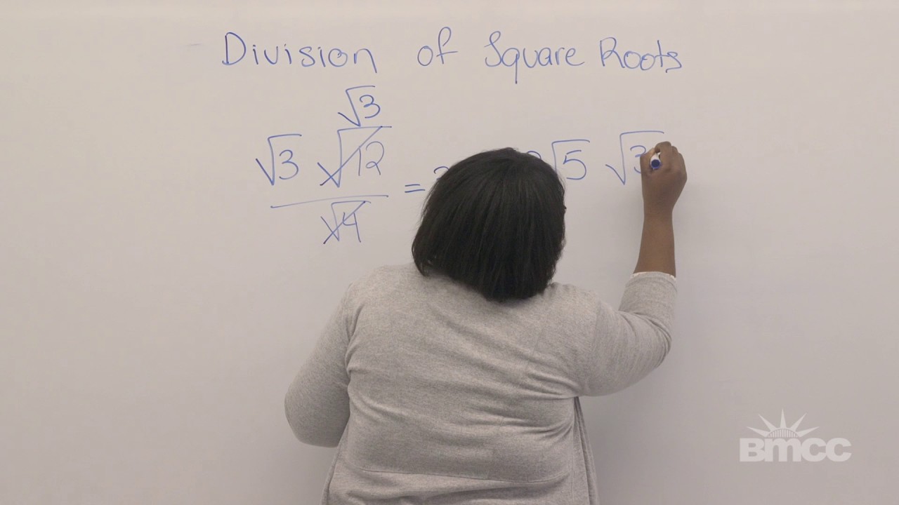 Elementary Algebra - Division of Square Roots