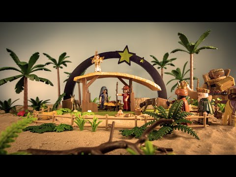 Playmobil "Heilige Drei Könige" gehen zur Weihnachtskrippe