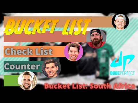 Bucket List Checklist | Bucket List: South Africa | Dude Perfect | Who Wins?