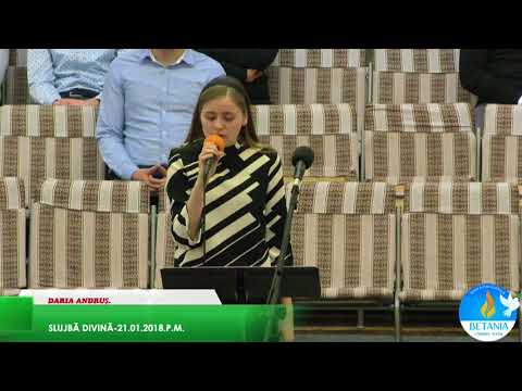 SLUJBĂ DIVINĂ-DARIA ANDRUȘ-E-O CALE-NGUSTĂ!21 01 2018 P M