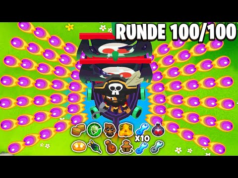 Erst ZU SCHWACH dann ZU STARK 🏴‍☠️ FREIBEUTER AFFE bis RUNDE 100   | Bloons TD 6 BTD6 Deutsch