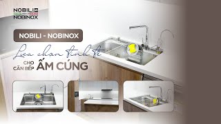 CHẬU RỬA BÁT 1 HỐ NOBINOX LIKEN NL725D video 3