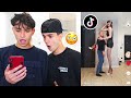 REACTING TO MY GIRLFRIENDS TikToks *WE BROKE UP*