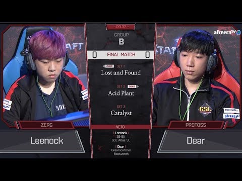 [2018 GSL Season 3] Code S Ro.32 Group B Match5 Leenock vs Dear