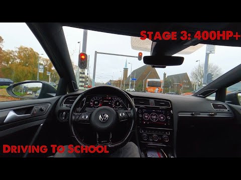 Stage 3 GTI Morning Drive | POV Ride to School