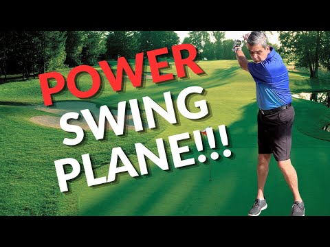 Unlock the secret to a powerful swing plane #golfswing #golf #golftips #golflessons